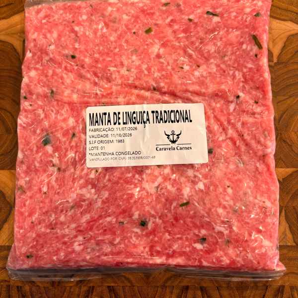 Linguiça Suína - Manta média - 500g