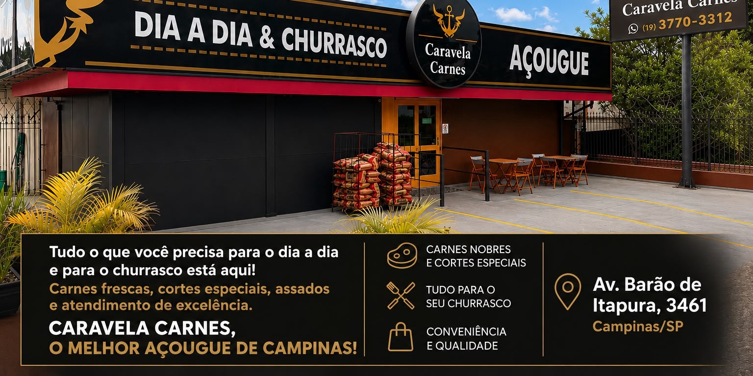 Fachada do Caravela Carnes