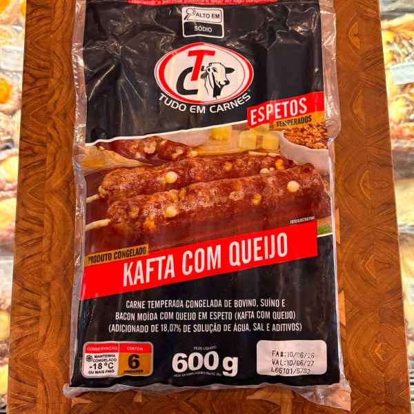 ESPETINHO KAFTA C/ QUEIJO - Espetinho - 600g