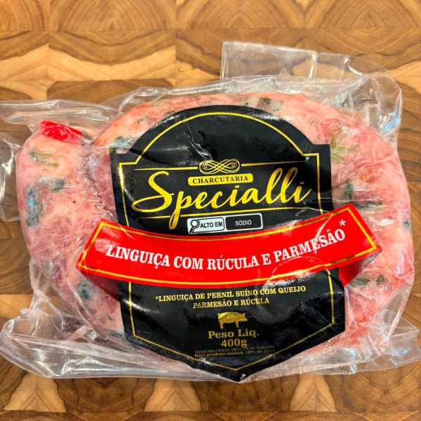 Linguiça Suína RUCULA PARMESÃO- Linguiça - 400g