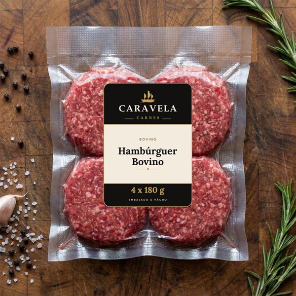Hamburguer bovino 4x180g